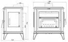 Piec kominkowy Sedan 15